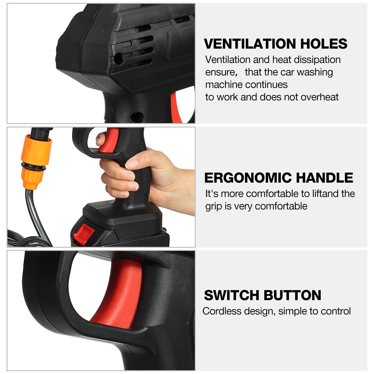 Cordless High Pressure Car Washer Portable Car Cleaning Machine